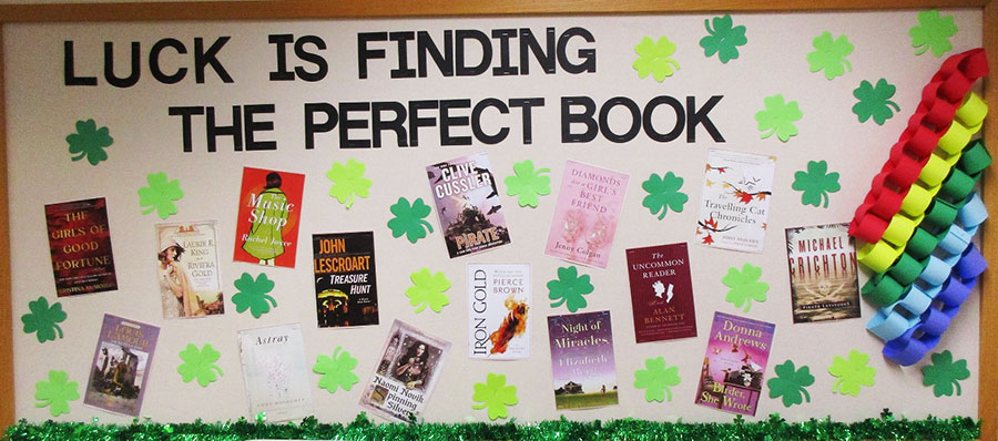 Circulation Desk Bulletin Board