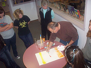 Artist Roy Lowry