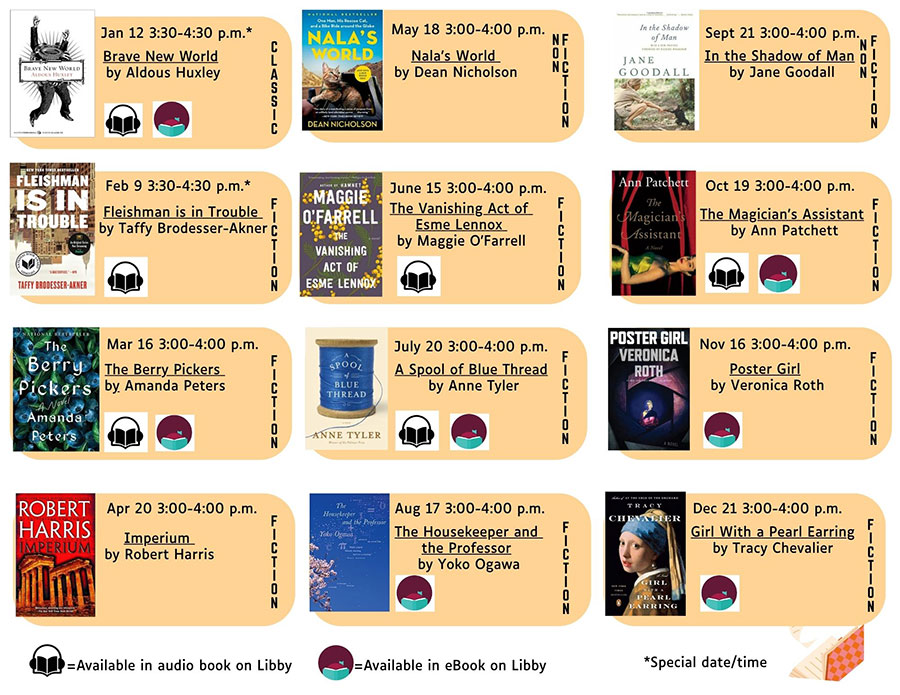 2026 Book Group Selections