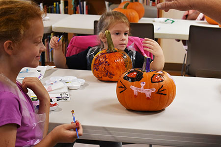 2024 Kids Pumpkin Painting