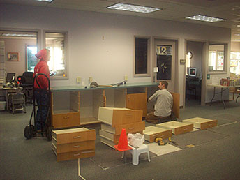 New Circulation Desk Preparations