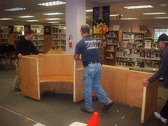 New Circulation Desk Preparations