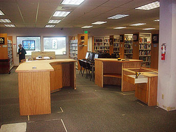 New Circulation Desk Preparations