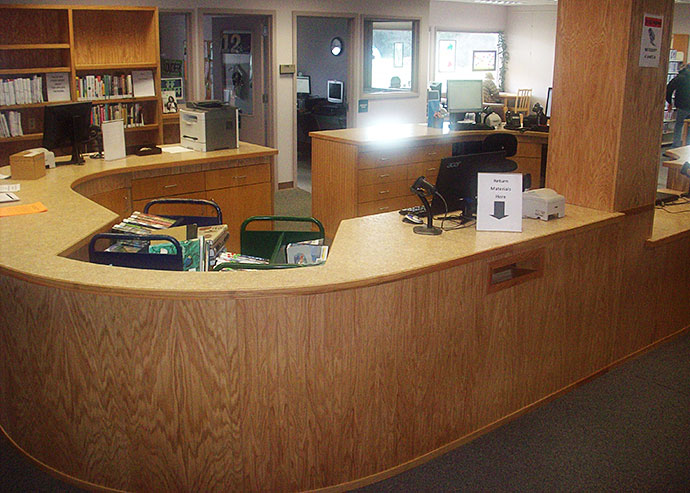 New Circulation Desk Preparations