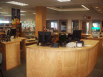 New Circulation Desk Preparations