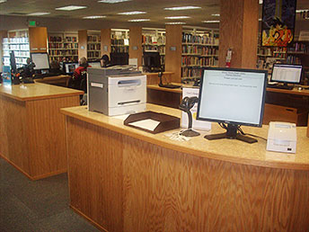 New Circulation Desk Preparations