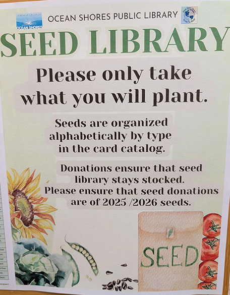Seed Library information sign